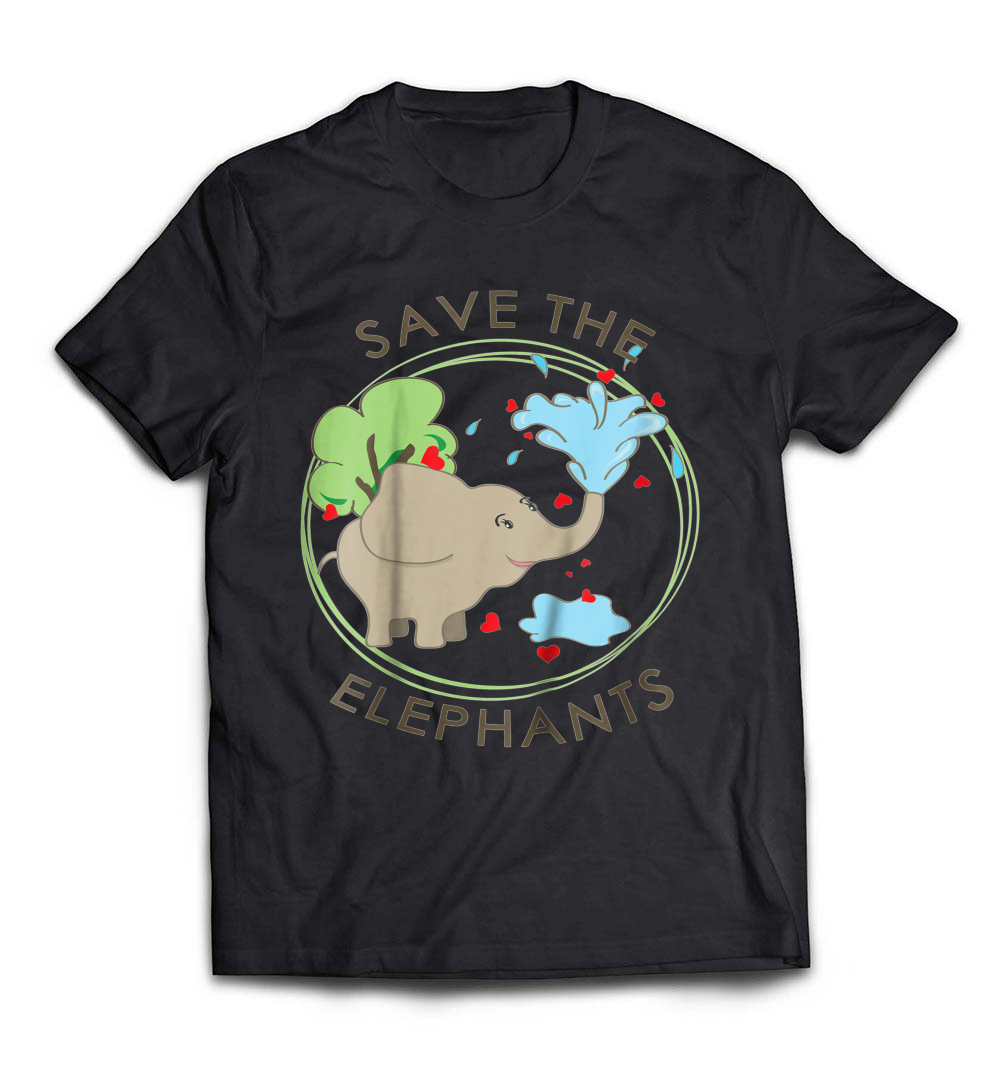 Save the Elephants Wildlife Conservation T-Shirt: Support a Noble Cause